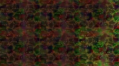 Renkli unsurlarla hareketli arka plan görüntüleri. Çiçekler. Eski model. Bayrak tarzı. Video kaydı. Şablon. Döngü. Kusursuz.. 