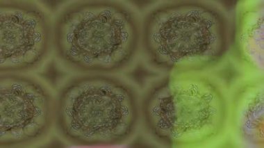 Renkli unsurlarla hareketli arka plan görüntüleri. Çiçekler. Eski model. Bayrak tarzı. Video kaydı. Şablon. Döngü. Kusursuz.. 