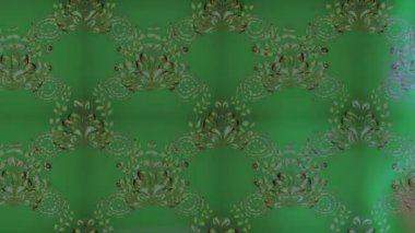 Renkli unsurlarla hareketli arka plan görüntüleri. Çiçekler. Eski model. Bayrak tarzı. Video kaydı. Şablon. Döngü. Kusursuz..