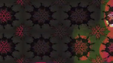 Renkli unsurlarla hareketli arka plan görüntüleri. Çiçekler. Eski model. Bayrak tarzı. Video kaydı. Şablon. Döngü. Kusursuz.. 