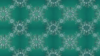 Renkli unsurlarla hareketli arka plan görüntüleri. Çiçekler. Eski model. Bayrak tarzı. Video kaydı. Şablon. Döngü. Kusursuz.. 