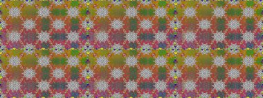 Kahverengi renkte çok kahverengi, zarif küçük çiçekler ve komik böcekler, raster desen, illüstrasyon.