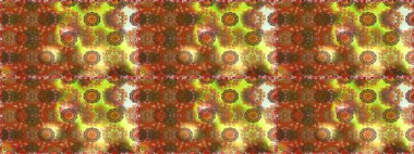 Hediye ambalaj kağıdı, tebrik kartları, posterler ve pankart tasarımı. Kahverengi renkli çiçekler. Raster düz çiçekleri pürüzsüz desen.