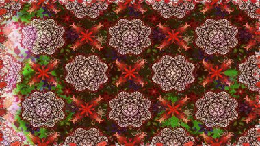 Sarma, tekstil ve duvar kâğıdı için kusursuz çiçek arkaplanı. Raster 'ın taze dokusu. Yumuşak fayans. Yumuşak pamuk tasarımı. Klasik çiçek deseni.