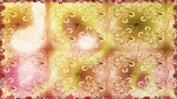 Halk tarzı. Parlak renkli çiçekleri ve bej ve sarı renklerde yaprakları olan şaşırtıcı, pürüzsüz çiçek deseni. Moda baskıları için zarif bir şablon. Modern çiçek arkaplanı.