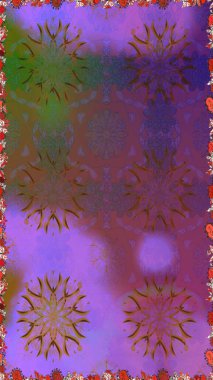 Çiçekler suluboya seamless modeli. Raster şık kumaş deseni.