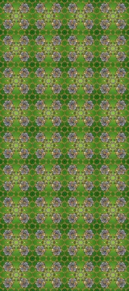 Altın antika ortaçağ dekoratifi, yapraklar ve yeşil, gri ve kahverengi renkli altın desenli süslemeler içeren pürüzsüz bir desen. Kusursuz kraliyet lüksü, altın barok kumaş rengi..