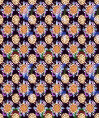 Çiçekli karalama şeklinde Raster çiçek deseni. Yumuşak, yaz çiçekli arka plan. Siyah ve nötr renkte çiçekler.