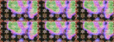 Parmak izi, kumaş, duvar kâğıdı, tekstil için raster dokusu. Renkli grunge, koloni çiçekleri ile soyut bir arka plan oluşturur. İşlemeli çiçek desenli..