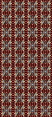 Noel, kar tanesi, yeni yıl 2025. Gri, kırmızı ve kahverengi renklerde ve altın elementlerle kusursuz klasik desen.