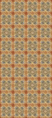 Kahverengi, gri ve bej renklerde geleneksel, klasik, altın, pürüzsüz desen. Barok tarzında kusursuz bir doğulu süsü..