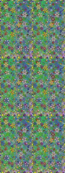 Kıvırcık, parlak örgü. Şablon, pürüzsüz, çiçekli kenar. Raster illüstrasyonu. Çiçek çelengi. Eski moda arka plan. Güzel, pürüzsüz kumaş, tuval..