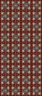 Noel, kar tanesi, yeni yıl 2025. Gri, kırmızı ve kahverengi renklerde ve altın elementlerle kusursuz klasik desen.