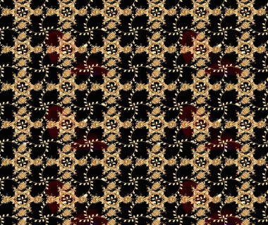 Siyah renkte manzaralı çiçek deseni. Çiçek kompozisyonu, el boyası, hassas şablon. Sevgililer günü ve tebrik kartı konsepti için şık bir davetiye. Üst görünüm, yumuşak biçim.