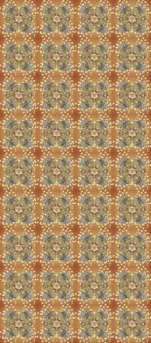 Kahverengi, gri ve bej renklerde geleneksel, klasik, altın, pürüzsüz desen. Barok tarzında kusursuz bir doğulu süsü..