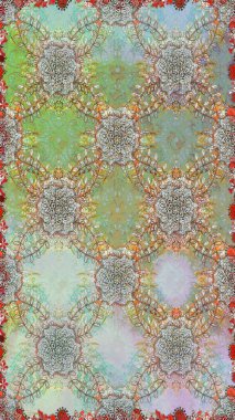 Kusursuz etnik tasarım. Çiçekleri, deniz kabukları, mandalaları ve suluboya efektleriyle donanma geçmişi. Yatak çarşafları, ceket, paket tasarımı, kumaş ve moda kavramları için tekstil baskısı.