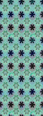 Küçük çiçekteki sevimli çiçek deseni. Yumuşak, mavi renkte yaz çiçekleri. Raster deseni. Raster illüstrasyonu.