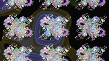 Siyah renkler. El çizimi, soyut ve süslü elementler. Suluboya resim taklit Raster çizimi. Klasik çiçekler. Yaz çiçekleri teması.