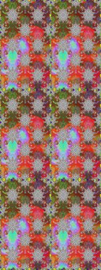 Çiçeksiz desenli arka plan. Gömlek baskısı için çiçek boyası. Gri renkli çiçekler.