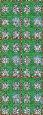 Raster illüstrasyonu. Bahar çiçekli, dikişsiz, sevimli çiçek deseni. Güzel kumaş deseni.