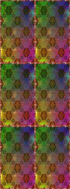 Renkli Bahar Temalı Kusursuz Arkaplan. Düz Çiçek Elementleri Tasarımı. Çiçekli, kusursuz bir arkaplan. Çocuk stili.