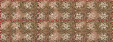 Kahverengi çiçekli bahar çiçekleri. Moda baskıları için zarif bir şablon. Küçük çiçekte güzel bir desen. Motley illüstrasyonu. Küçük renkli çiçekler..