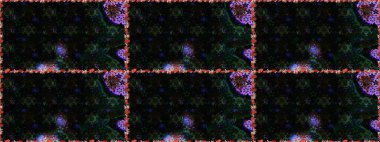 Siyah ve gri renkli çiçekler. El çizimi dikişsiz sonbahar çiçekleri deseni. Doodle tarzı. Renkli siyah ve gri desenli. Tekstil ve kapak tasarımı için mükemmel.