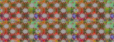 Flower seamless background. Flourish ornamental spring garden texture. Floral pattern. Raster illustration.