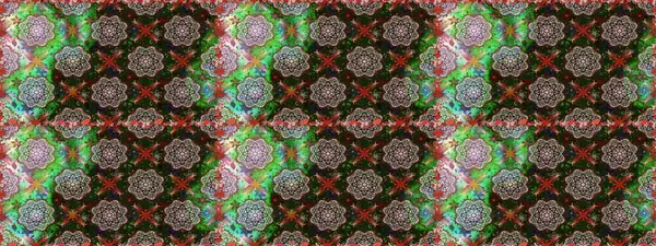 Kusursuz çiçek deseni. Asya tekstil tarzında. Düz Çiçek Elementleri Tasarımı. Renkli Bahar Temalı Kusursuz Arkaplan. Raster illüstrasyonu. Gri renkli çiçekler.