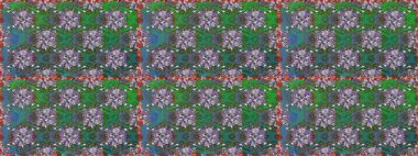 Çiçekler suluboya seamless modeli. Raster şık kumaş deseni.