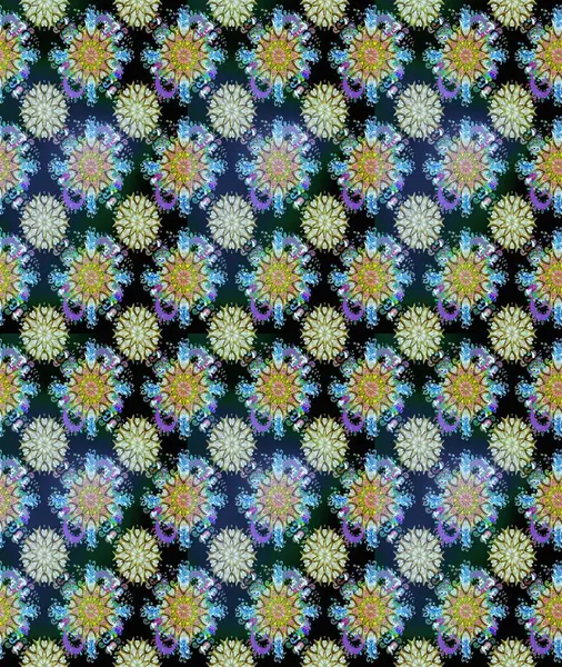 Çiçeksiz desenli nakış işlemeli gelincikler ve vadideki zambaklar. Tekstil tasarımı için mavi ve nötr renklerde geleneksel halk çiçekleri buketi.