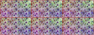 El çizimi Raster çizimi. Duvar kağıdı, web sitesi arka planı, ambalaj kağıdı, davetiye, broşür, afiş veya web sitesi için kusursuz çiçek deseni kullanılabilir. Karalama elementleri.