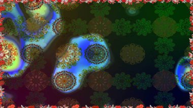 Raster suluboya çiçek deseni, narin çiçekler, gri ve mavi çiçekler, tebrik kartı şablonu. Raster Güzel kumaş deseni.