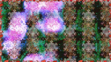 Küçük ölçekli çiçek basit şirin desende. Üretim, duvar kağıdı, baskı, hediye paketi ve scrapbooking Tekstil veya kitap için çiçek sorunsuz arka plan kapsar. Raster illüstrasyon.