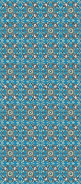 Barok tarzında kusursuz bir doğulu süsü. Raster geleneksel altın pürüzsüz desen gri, nötr ve mavi renkler.