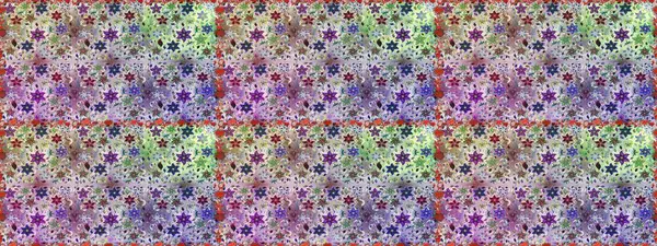 El çizimi Raster çizimi. Duvar kağıdı, web sitesi arka planı, ambalaj kağıdı, davetiye, broşür, afiş veya web sitesi için kusursuz çiçek deseni kullanılabilir. Karalama elementleri.