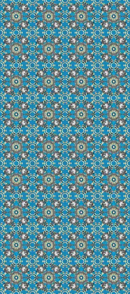 Barok tarzında kusursuz bir doğulu süsü. Raster geleneksel altın pürüzsüz desen gri, nötr ve mavi renkler.