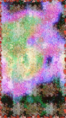 Küçük çiçekte güzel bir desen. Kusursuz. Motley illüstrasyonu. Moda baskıları için zarif bir şablon. Küçük renkli çiçekler. Çiçekli yaz çiçekleri.