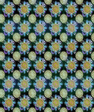 Kusursuz çiçek deseni. Asya tekstil tarzında. Güzel kumaş deseni. Düz Çiçek Elementleri Tasarımı. Raster illüstrasyonu. Renkli Bahar Teması Kusursuz Arkaplan.