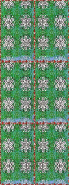 Nazikçe, güzel çiçek arkaplanı. Çiçekli karalama şeklinde Raster çiçek deseni. Yeşil renkte çiçekler.