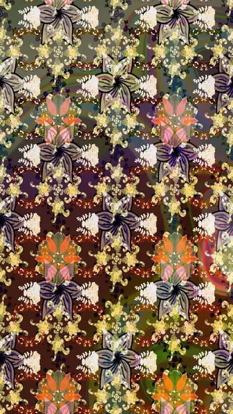 Raster güzel bir çiçek deseni çizmiş. Tatil havası. Nazik romantik baskı. Bahar mevsimi.