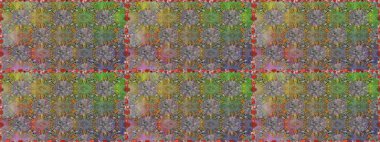 Kusursuz Chichi kumaş deseni. Çiçek deseni. Raster illüstrasyonu. Renkli Bahar Temalı Kusursuz Arkaplan. Düz Çiçek Elementleri Tasarımı.