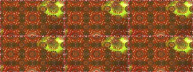 Kahverengi renkli çiçekler. Şirin çiçek elementleri. Kusursuz. Raster illüstrasyonu.