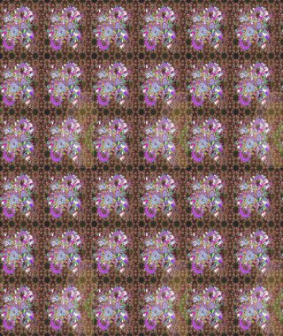 Düz Çiçek Elementleri Tasarımı. Eskiz klasiği. Raster Şirin kumaş deseni. Renkli Bahar Teması çizim şablonu.