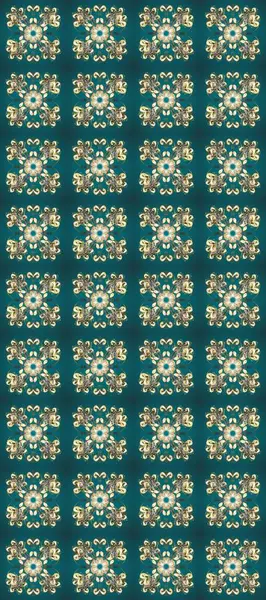 Noel, kar tanesi, yeni yıl 2019. Altın elementlerle bej, mavi ve yeşil renklerde kusursuz klasik desen.