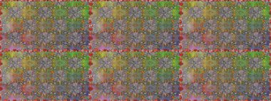 Kusursuz Chichi kumaş deseni. Çiçek deseni. Raster illüstrasyonu. Renkli Bahar Temalı Kusursuz Arkaplan. Düz Çiçek Elementleri Tasarımı.