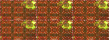 Kahverengi renkli çiçekler. Şirin çiçek elementleri. Kusursuz. Raster illüstrasyonu.