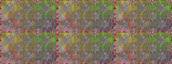 Kusursuz Chichi kumaş deseni. Çiçek deseni. Raster illüstrasyonu. Renkli Bahar Temalı Kusursuz Arkaplan. Düz Çiçek Elementleri Tasarımı.