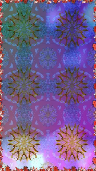 Raster güzel kumaş deseni. Soyut zerafet çiçek arka plan ile seamless modeli.