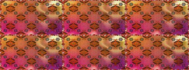 Kahverengi renkli çiçekler. Güzel çiçek deseni. Düz Çiçek Elementleri Tasarımı. Renkli Bahar Teması Kusursuz Arkaplan.